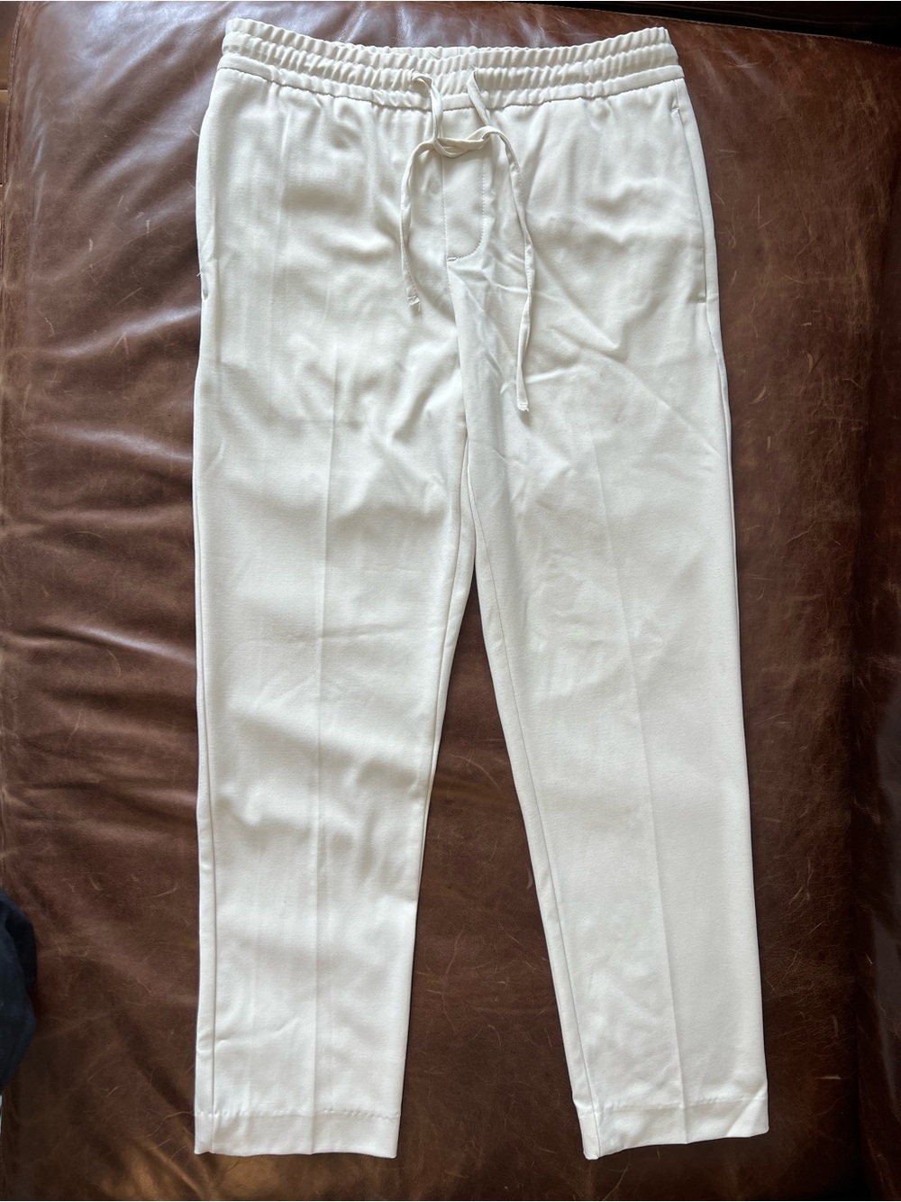 Zara men's drawstring jogger-style waist trousers